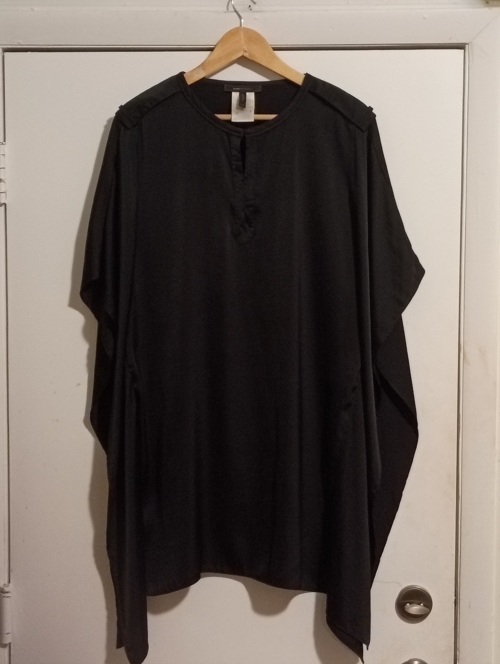Loose Black Tunic Top